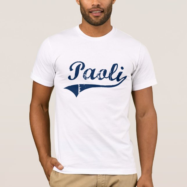 Paoli Pennsylvania Classic Design T-Shirt (Front)