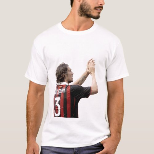 Paolo Maldini _ FOOTBALL LEGENDS Graphic  T_Shirt