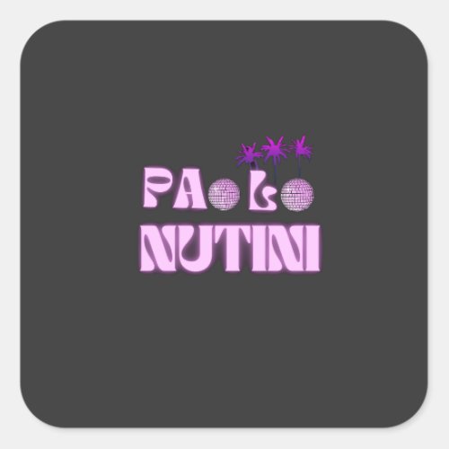 Paolo Nutini  Square Sticker