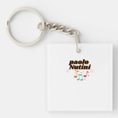 Paolo Nutini with Music Keychain