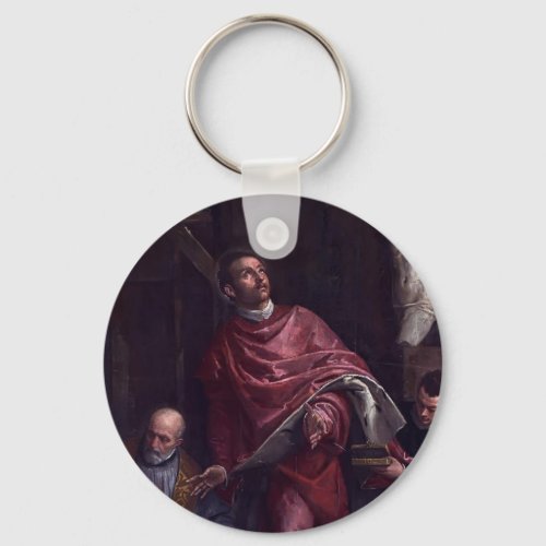 Paolo Veronese_ Conversion of St Pantaleon Keychain