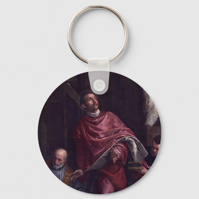 Paolo Veronese- Conversion of St Pantaleon Keychain (Front)