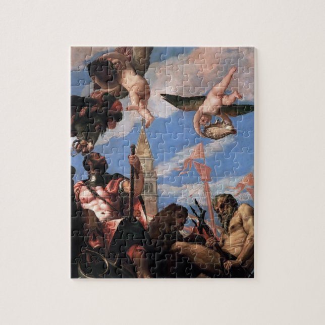 Paolo Veronese- Mars and Neptune Jigsaw Puzzle (Vertical)