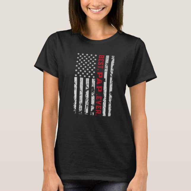 Pap from Granddaughter Grandson Best Pap Ever Cool T-Shirt (Front)