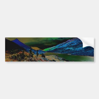 Pap Of Glencoe Mountain Bumper Sticker by niceartpaintings at Zazzle