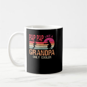 Pap Pap Like A Grandpa Only Cooler Funny Dad Papa Coffee Mug