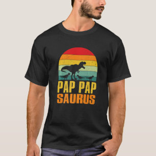 Pap Papsaurus Rex Dinosaur Pap Pap Saurus Family M T-Shirt