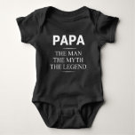 Papa Baby Bodysuit at Zazzle