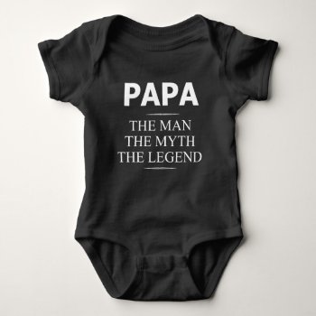 Papa Baby Bodysuit by The_Guardian at Zazzle