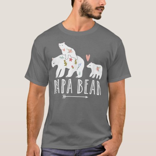 Papa Bear 2 Cubs Shirt Papa Bear Twin Papa 2 Kids 