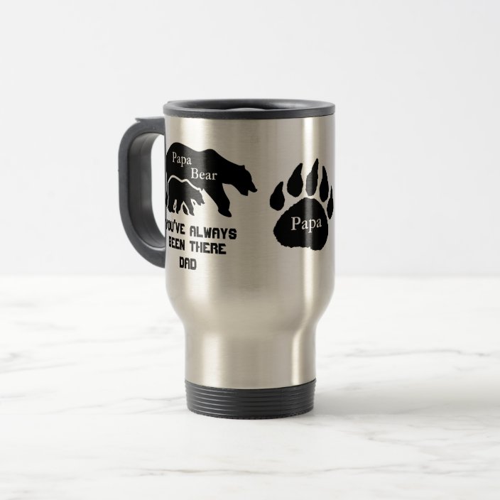 papa bear travel mug