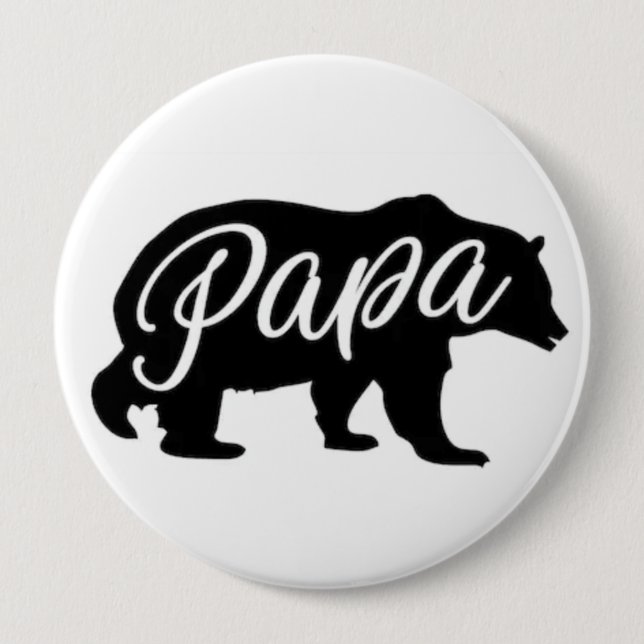 Papa Bear Button (Front)
