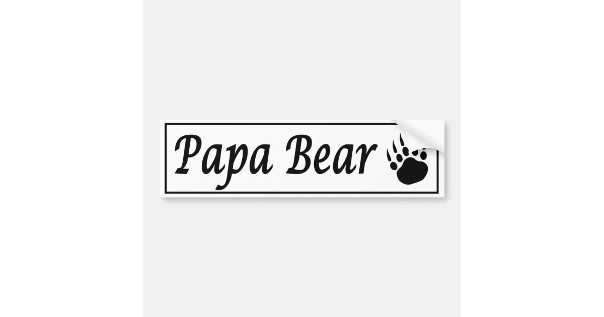 PAPA BEAR DECAL