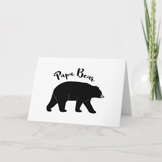 Papa Bear Card (Front)