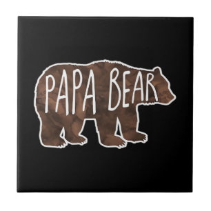 Papa Bear Classic Ceramic Tile