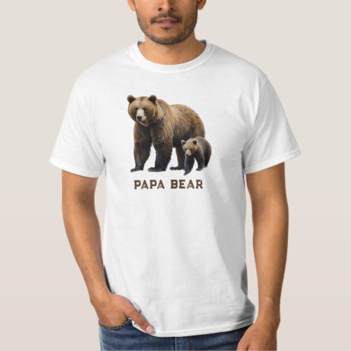  PAPA BEAR Cub Fathers Day Gift AP86 T_Shirt