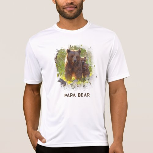  PAPA BEAR Cubs Fathers Day Gift AP86 Artsy T_Shirt