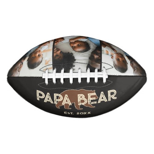 Papa Bear Father Year Established 3 Photo Football