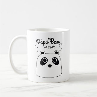 Papa Bear Gift for new dad, new parent, panda Coffee Mug
