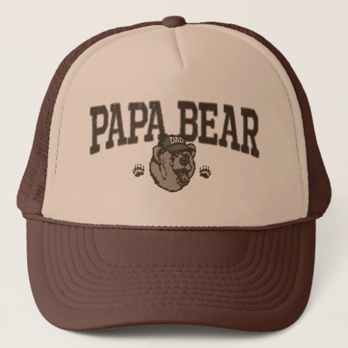 Papa Bear Gift Ideas for Dad Trucker Hat