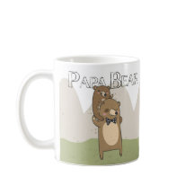 Papa Bear Gift Mug, Father's Day Or Birthday Dad