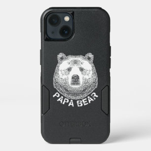 Papa Bear, Hand Drawn Illustration iPhone 13 Case