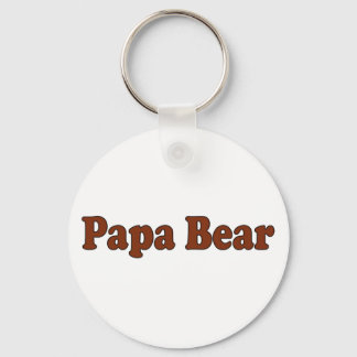 Papa Bear Keychain