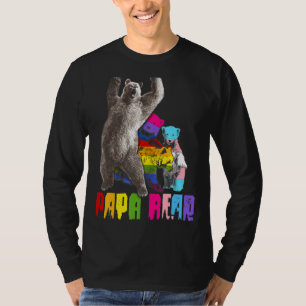 Papa Bear Lgbt Gay Trans Pride Support Lgbtq Parad T-Shirt