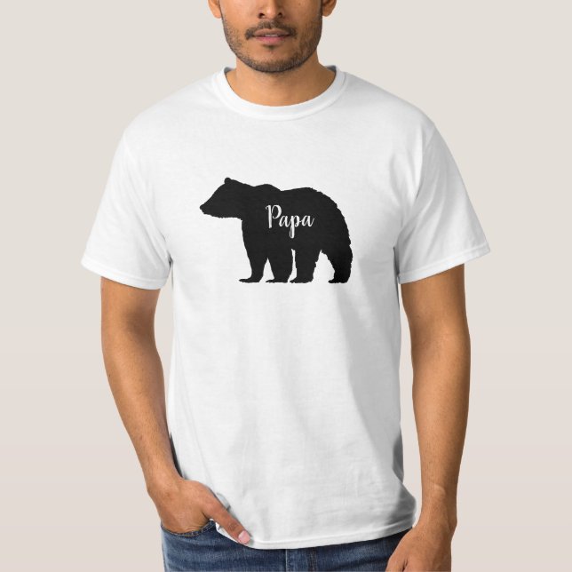 Papa Bear Mens T-shirt (Front)