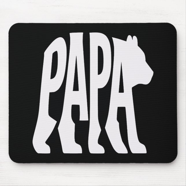 Papa Bear  Mouse Pad (Front)