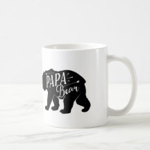 Papa Bear Mug, Papa Bear Cup, dad or papa gift,