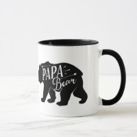 Papa Bear Mug, Papa Bear Cup, dad or papa gift, Mug