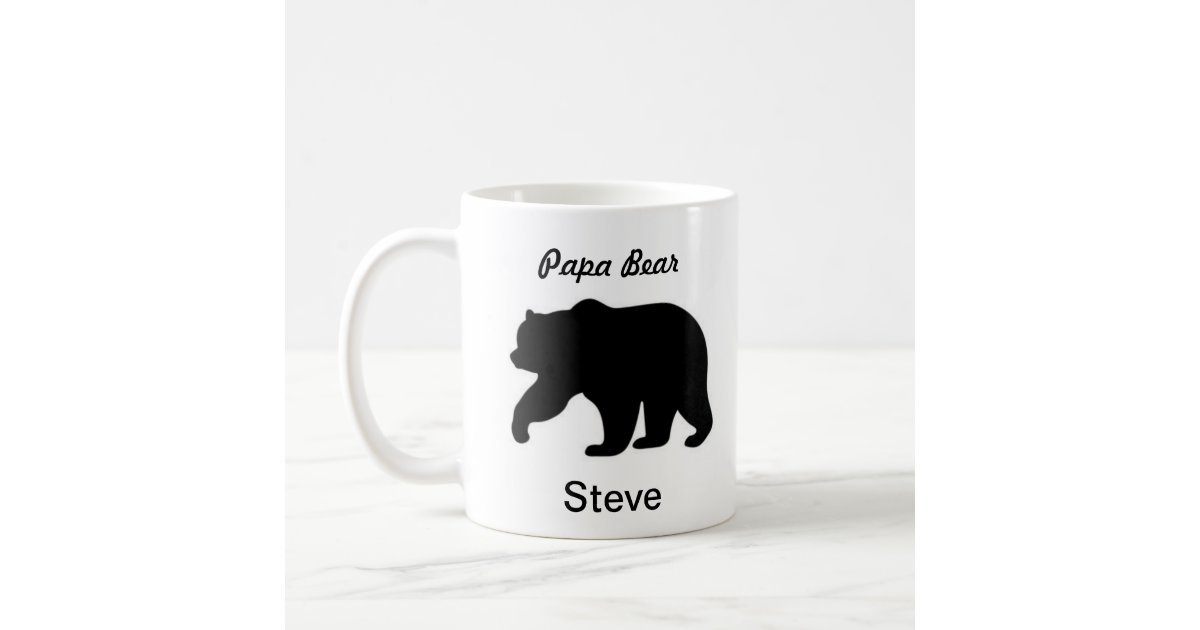 Personalized Papa Bear Mug