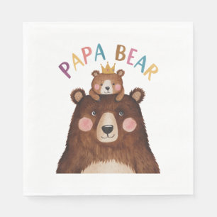 Papa Bear Napkins