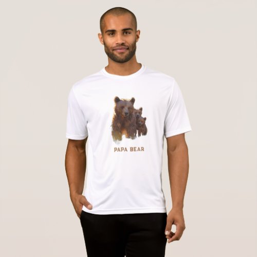  PAPA BEAR Original Fathers Day Gift AP86 Cubs T_Shirt