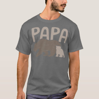Papa Bear Shirt Papa Of One Gift 3