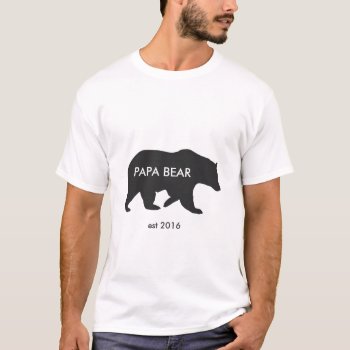 Papa Bear Tee by Dreamweaver_Gallery at Zazzle