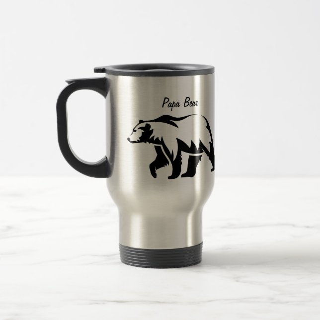 Papa Bear Travel Mug (Left)