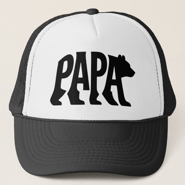 Papa Bear Trucker Hat (Front)