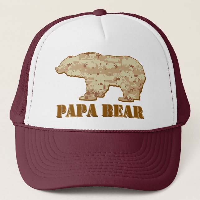PAPA-BEAR TRUCKER HAT (Front)