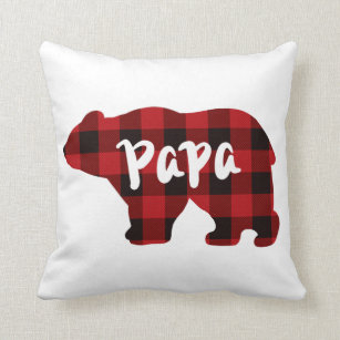 papa bear pillow