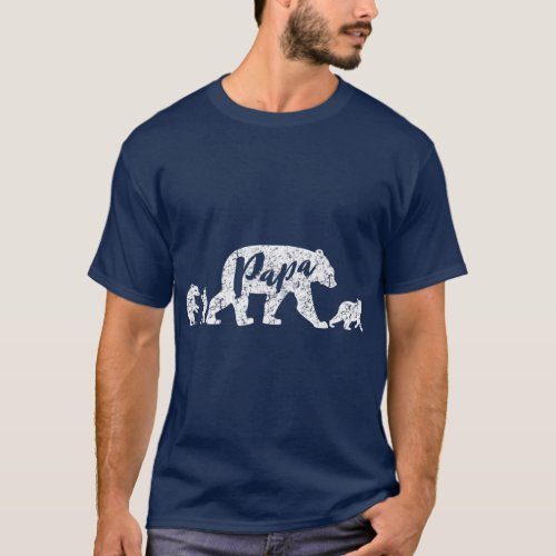 Papa Bear  with Three Cubs T_Shirt