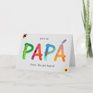 Download Spanish Fathers Day Cards Zazzle