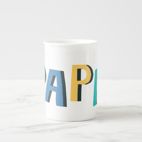 Papa  bone china mug