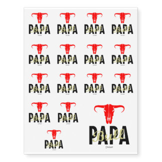 Papa Bull by VIMAGO Temporary Tattoos