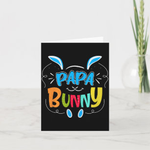 Papa Bunny Premium Tri-blend  Card
