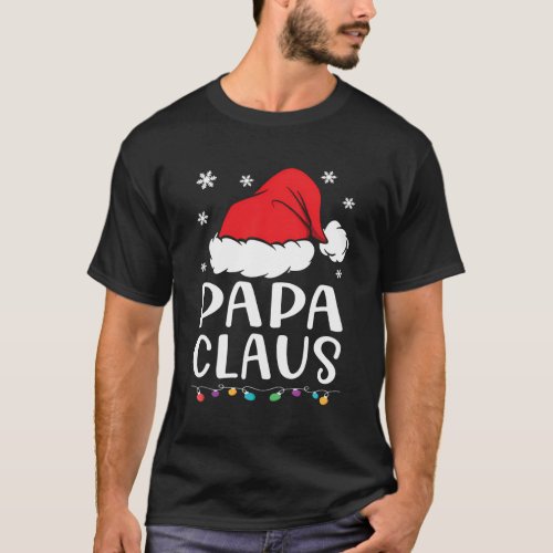 Papa Claus Family Papa Claus Pajama T_Shirt