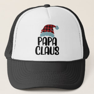 Papa Claus - Funny Matching Christmas Pajamas Trucker Hat
