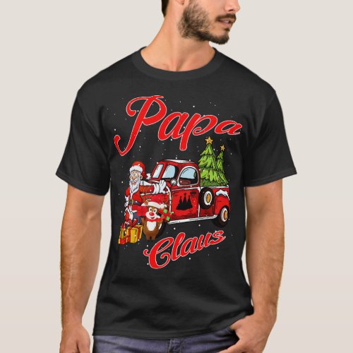 Papa Claus Santa  Christmas Funny Awesome Gift T_Shirt