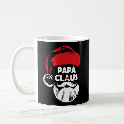 Papa Claus Shirt Christmas Pajama Family Matching  Coffee Mug